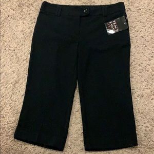 Straight Leg Capri Pants